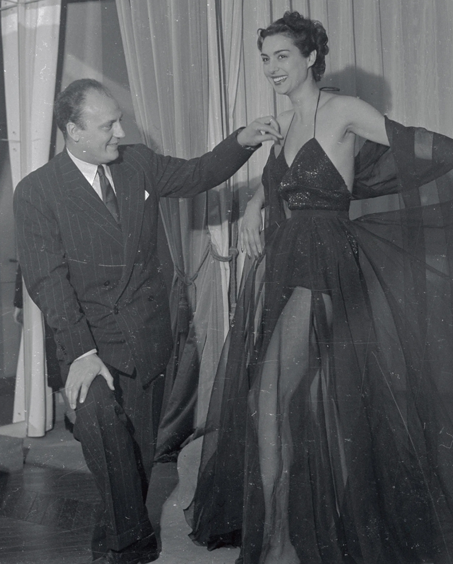 Gertrude Stein on Pierre Balmain's 1945 Couture Debut—Plus, a Look